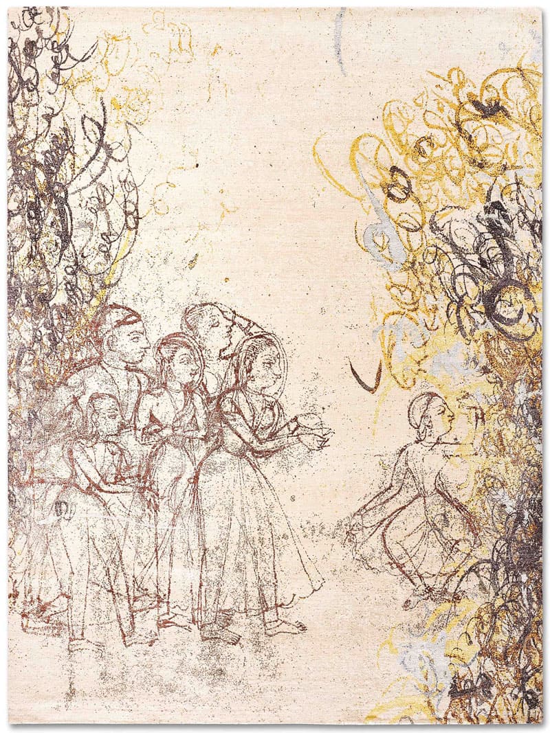 Tapete Dance Tecido à Mão