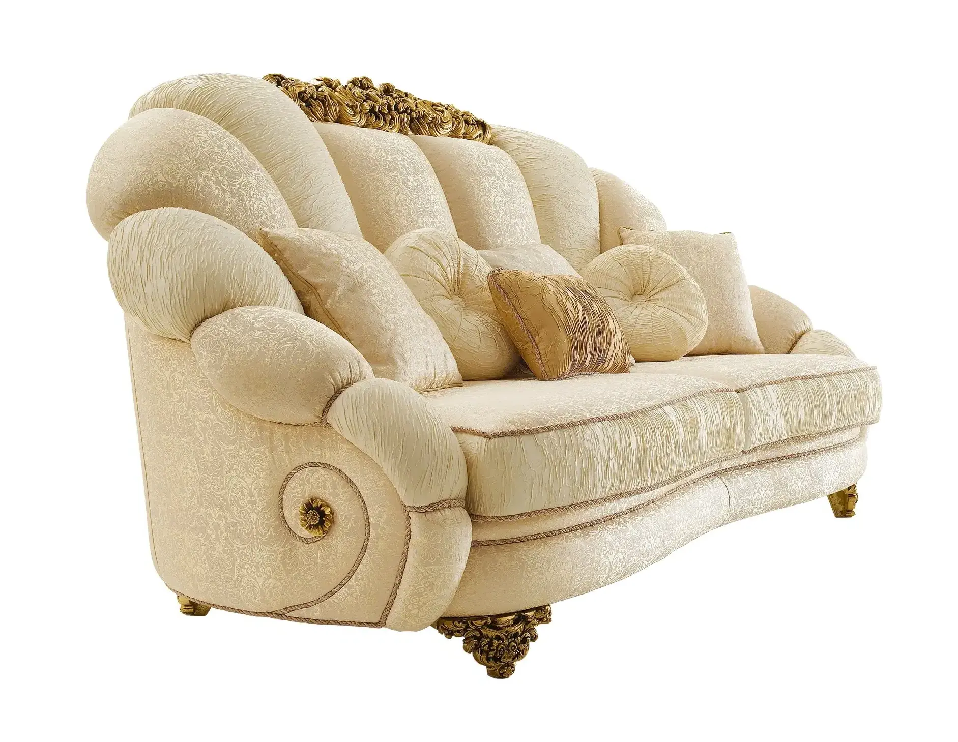 Sofá Italiano em Tecido Royal | Configuração: 2 lugares