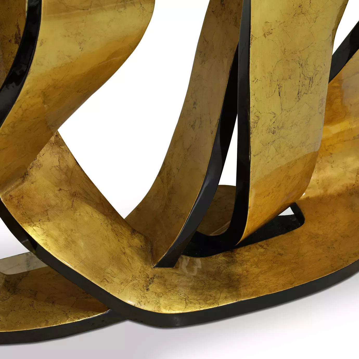 Consola Folha Dourada Ribbon