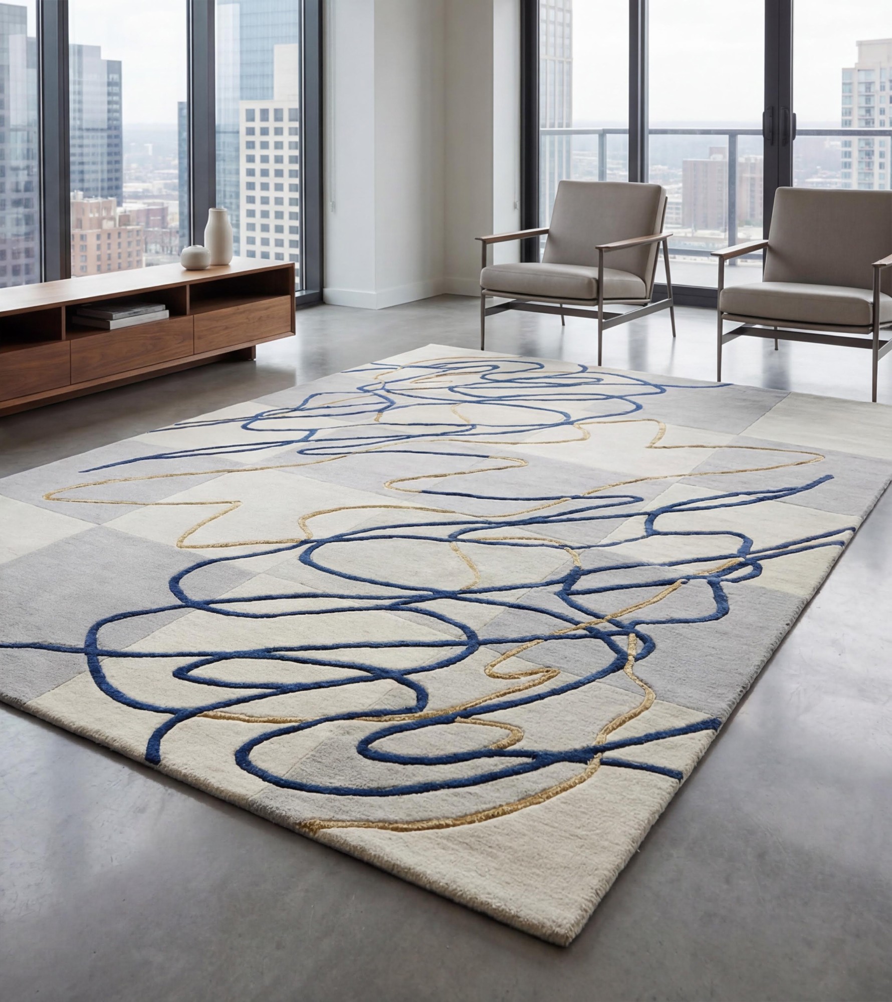 Tapete Calligraphic Flow