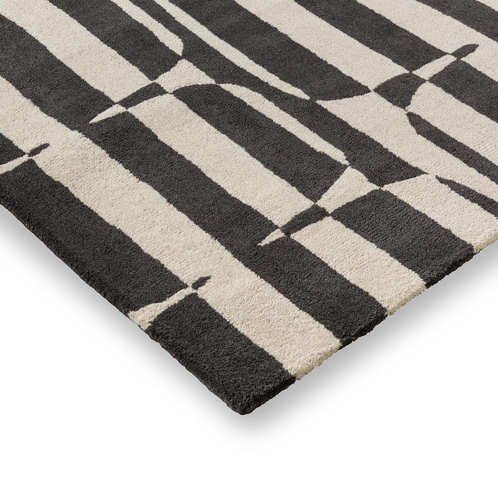 Tapete Lohko Stripe Carvão | Tamanho: 250 × 350 cm