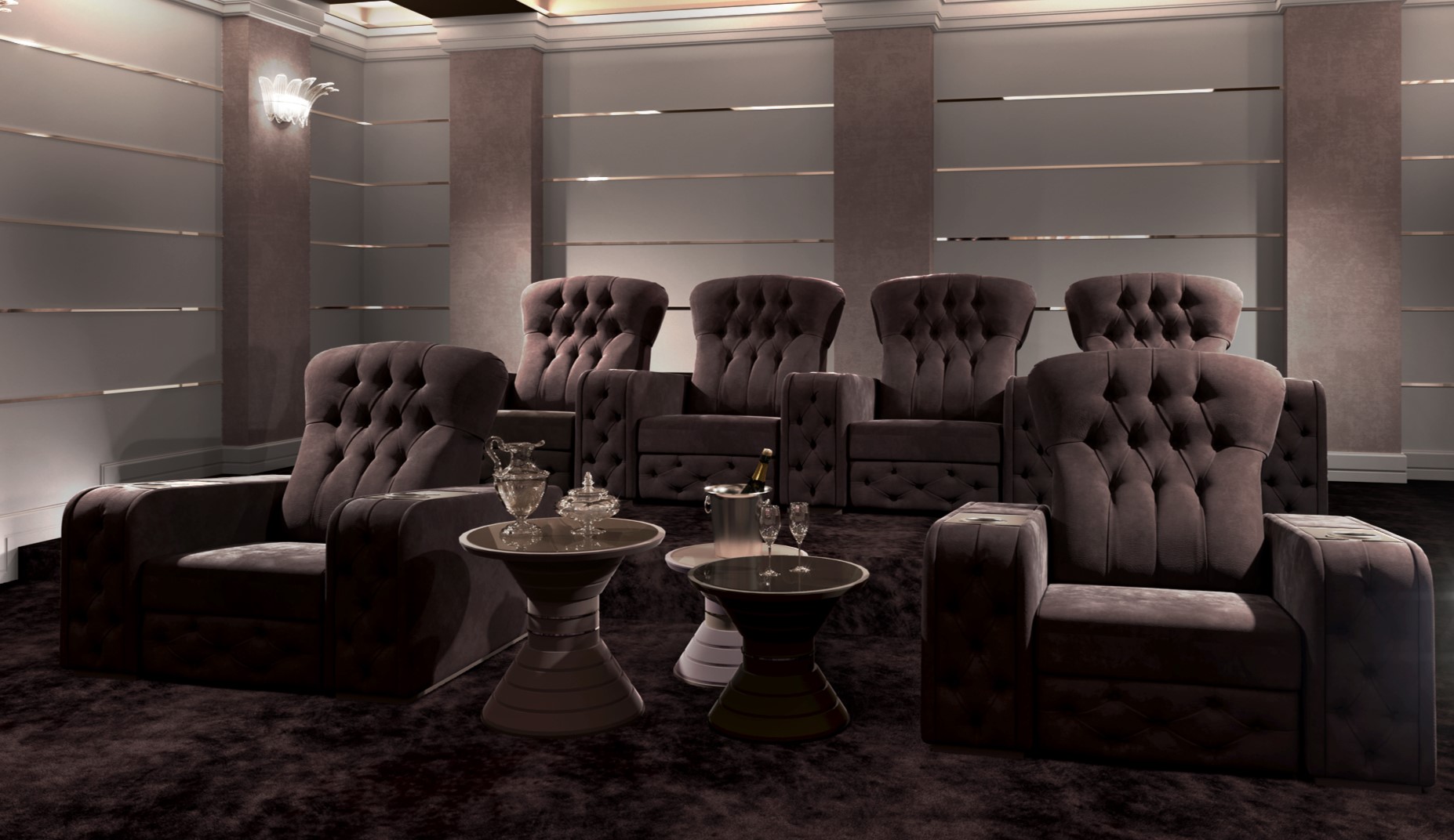 Assento para Cinema em Casa Chest