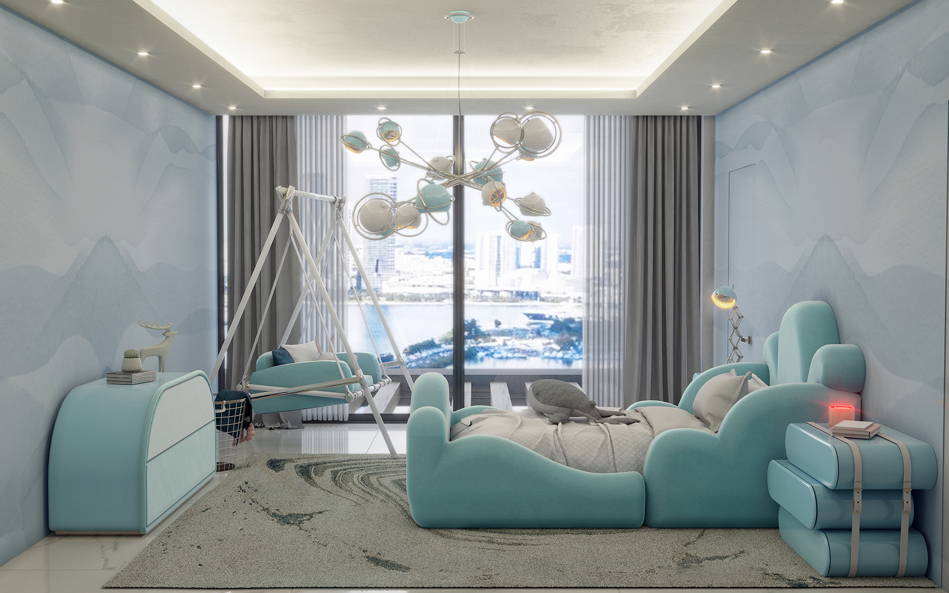 Candeeiro suspenso cósmico - 2