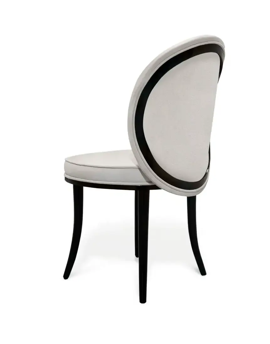 Cadeira de Jantar Mistral com Costas em Tecido