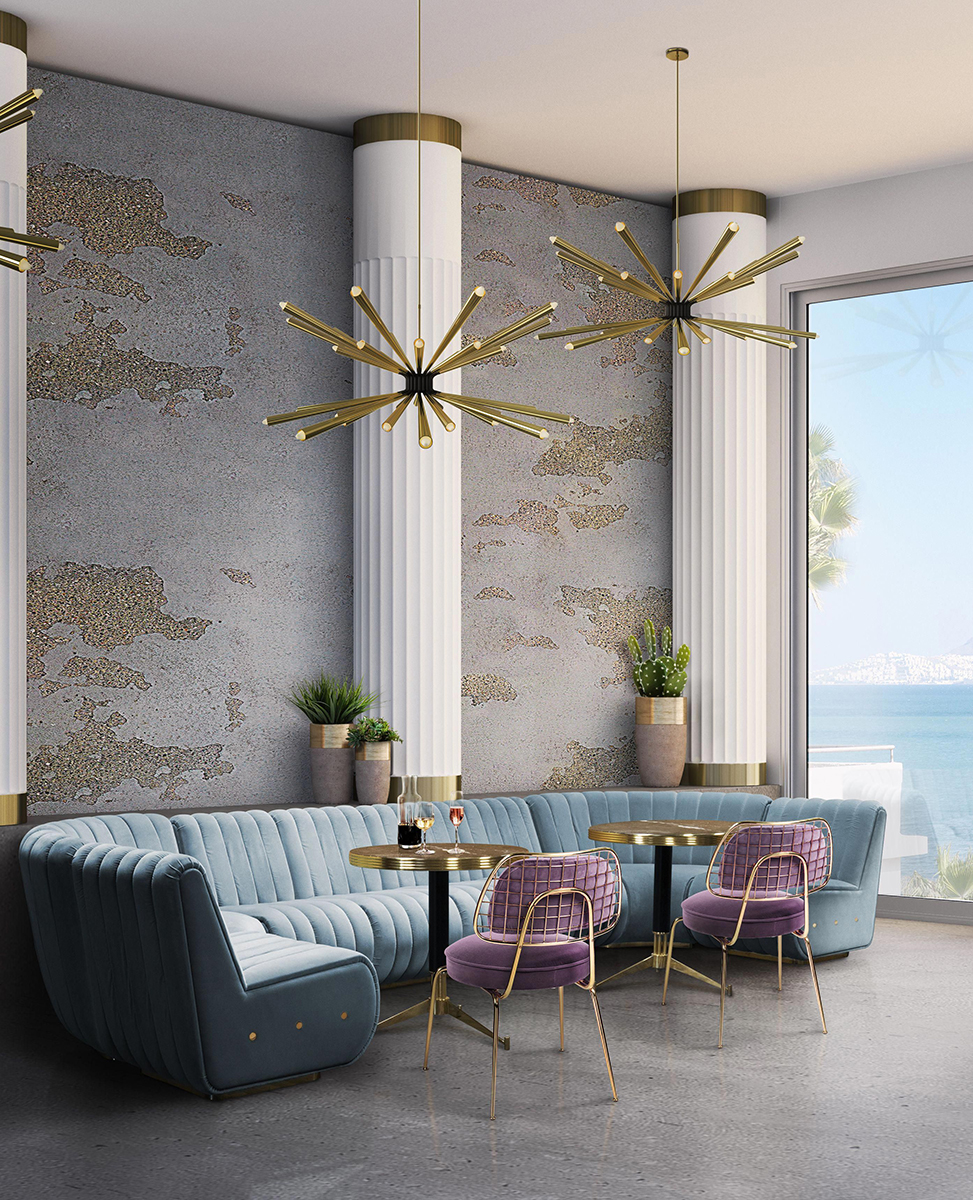 Candeeiro suspenso luxuoso