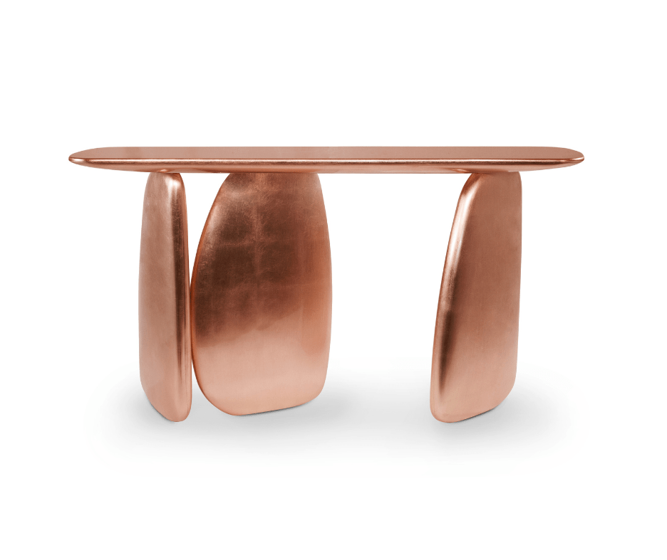 Consola Escultural de Cobre