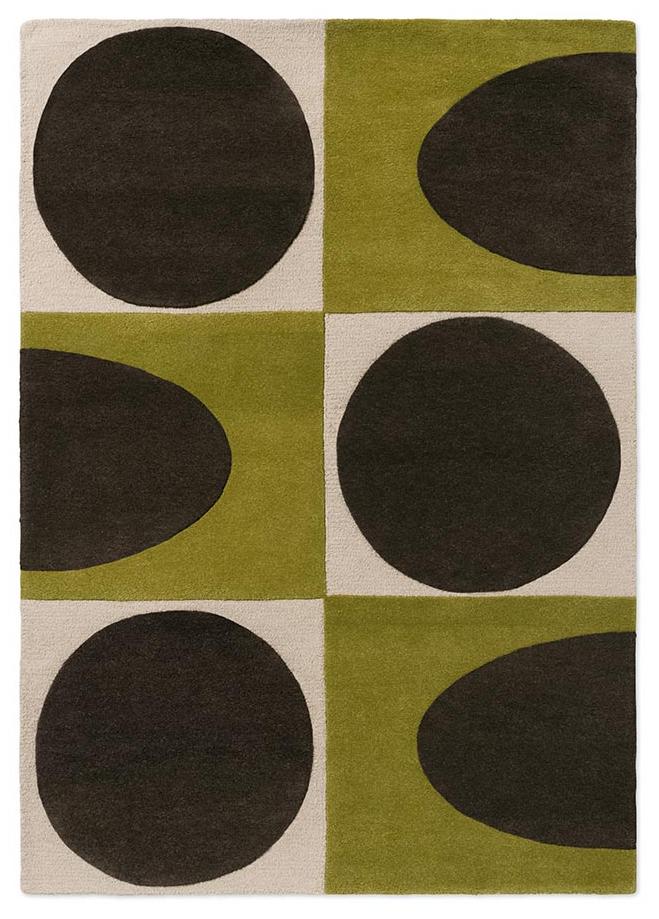 Tapete Spot Square Walnut/Lichen