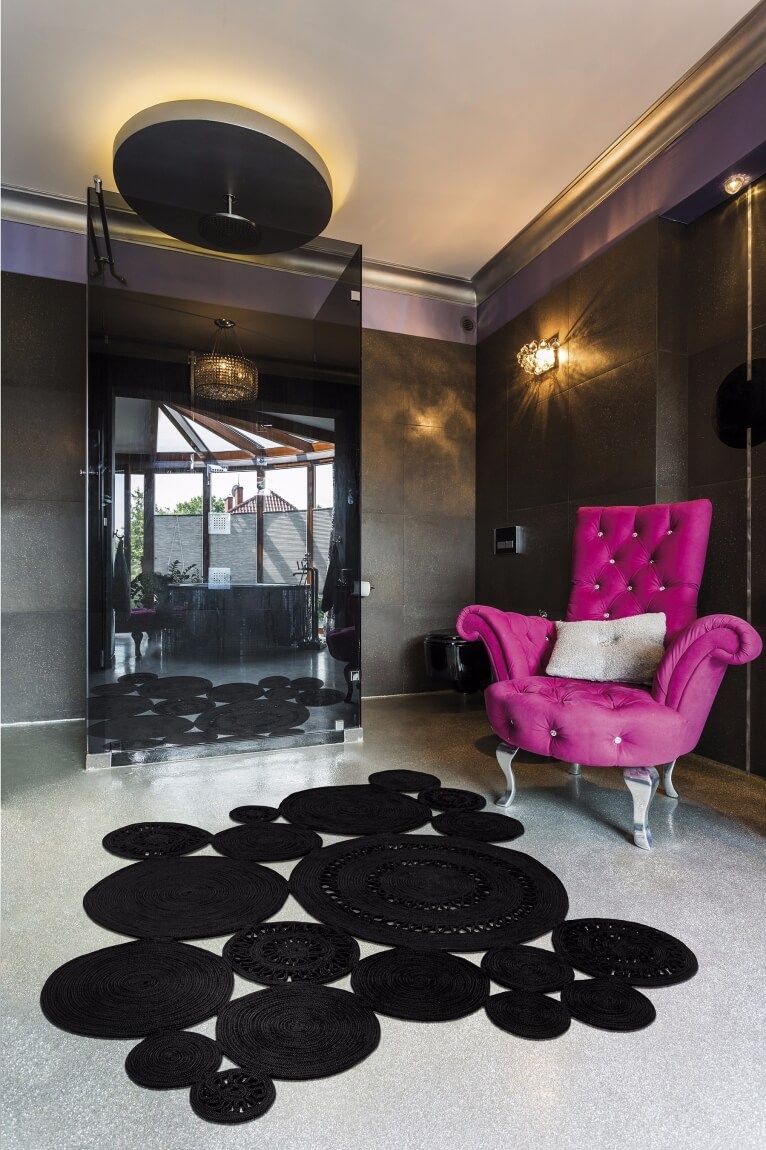 Tapete Braided Preto