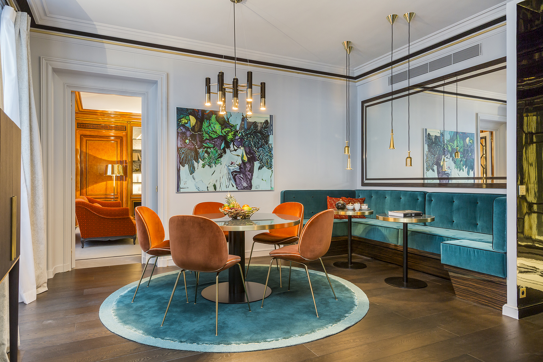 Candeeiro suspenso modernista