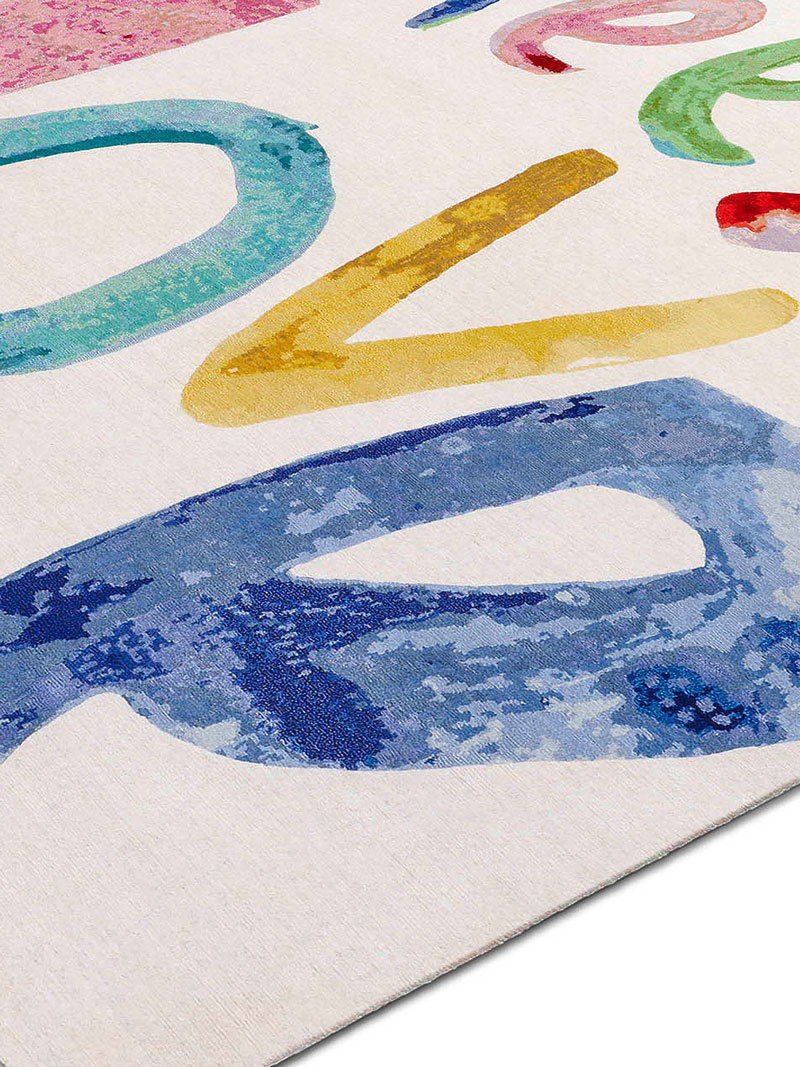 Tapete All You need is Love Luxury Feito à Mão