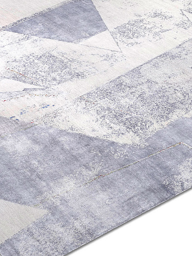 Tapete Original Cinzento Tecido à Mão