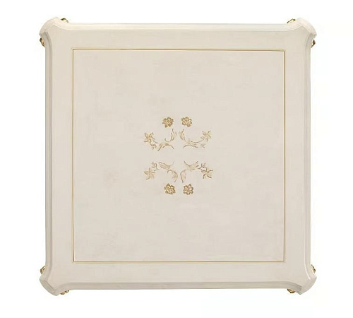 Mesa de Apoio Italiana Marfim/Dourada