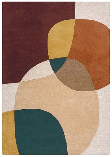 Tapete Abstrato Orgânico Multicolor