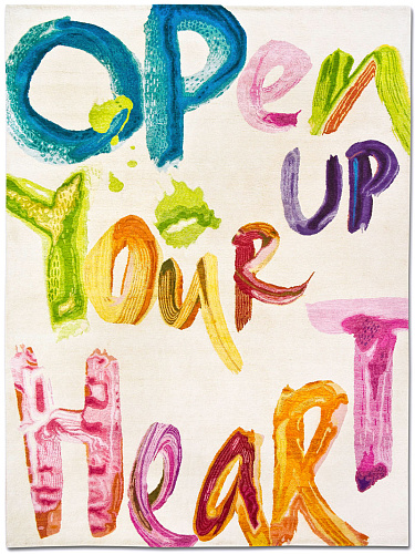 Tapete Open Up Your Heart Luxury Feito à Mão