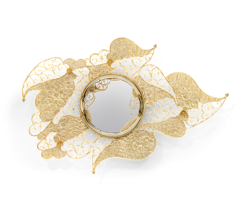 Espelho filigrana ornamentado