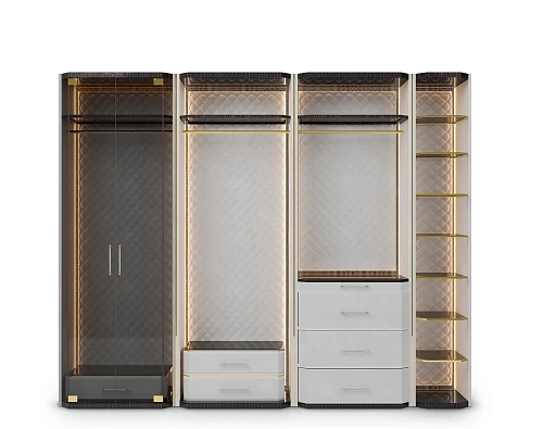 Roupeiro Cinzento Cadence