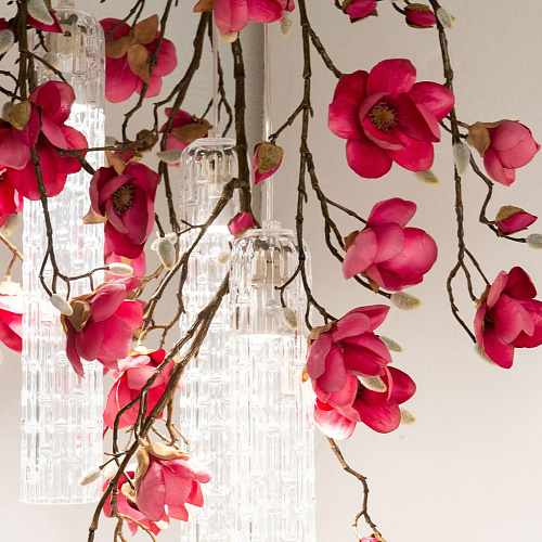 Lustre Redondo Pequeno Magnolia