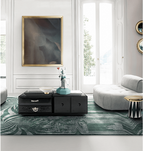 Mesa de Centro Preta Urban