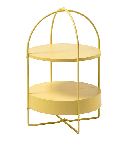 Mesa de Apoio Amarela Contemporânea