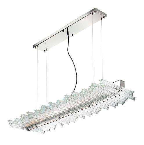 Lustre Sail em Níquel e Vidro Triedro