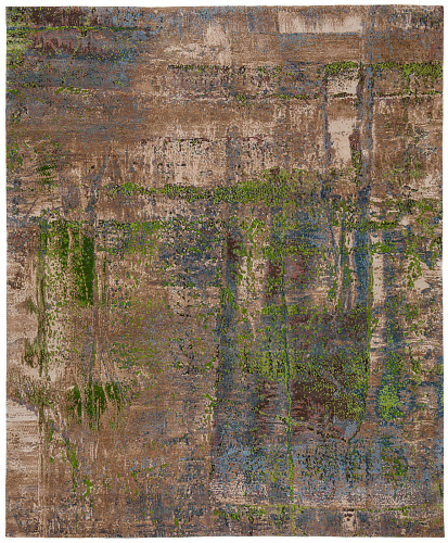 Tapete Artwork 3 Multicolor Verde