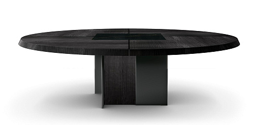 Mesa de Reunião Preta Luxe
