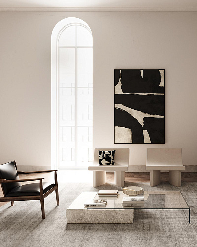 Tapete Gray Pearl Seda de Banana