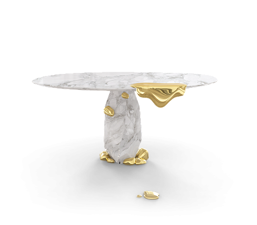 Mesa de Jantar Diamante de Luxo