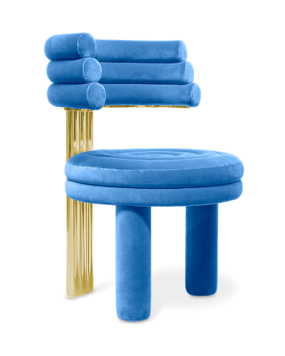 Cadeira de Jantar Kerr Azul