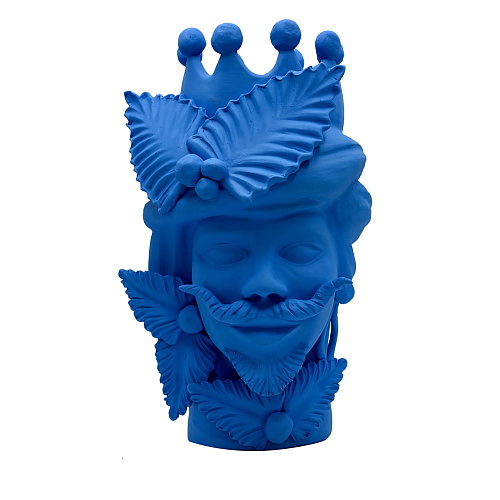 Escultura Moor's Head azul