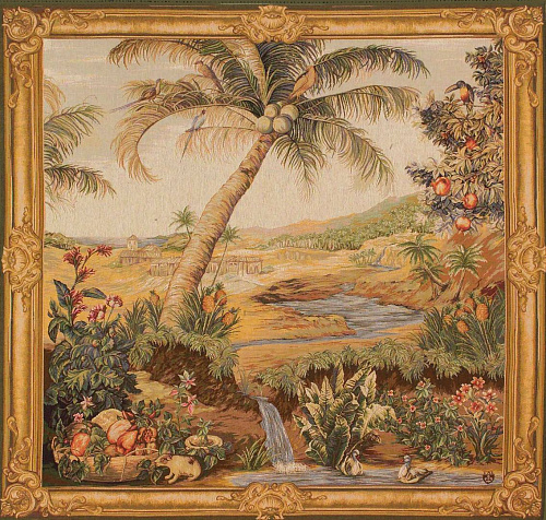 Tapeçaria oásis quadrado