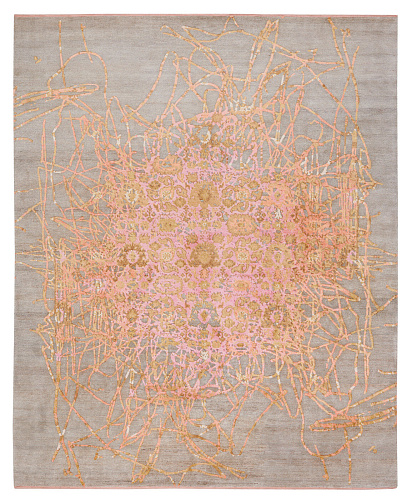 Tapete Bidjar Muted 2 Castanho Rosa