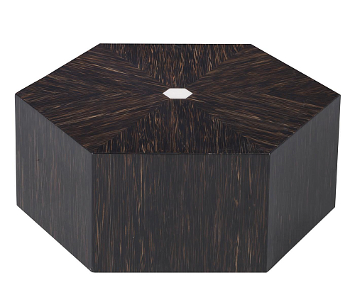 Mesa de Centro Hexagonal Preta