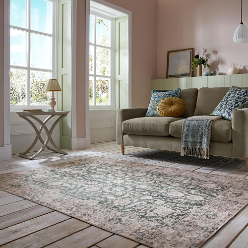 Tapete Floral Vintage Verde
