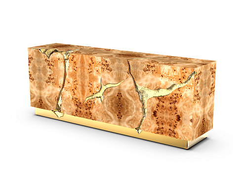 Aparador Fissure choupo