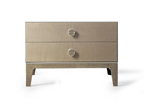 Mesa de Cabeceira Grande com Duas Gavetas 80