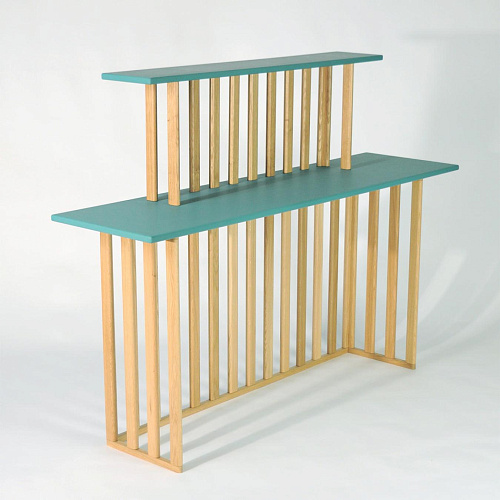 Consola Verde de Dois Níveis