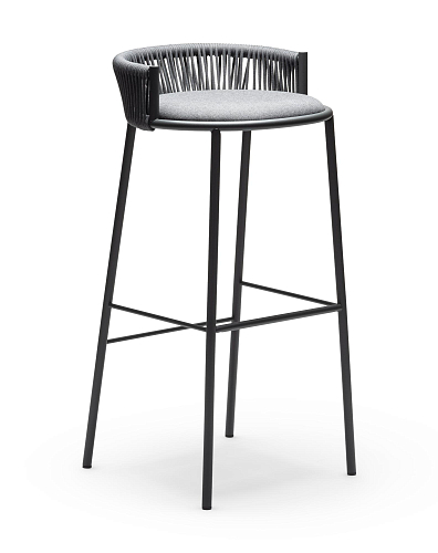 Banco de Bar para Exterior Millie SG-80 Cinzento