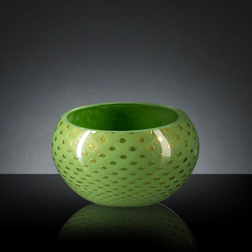 Taça Mocenigo Verde e Dourada