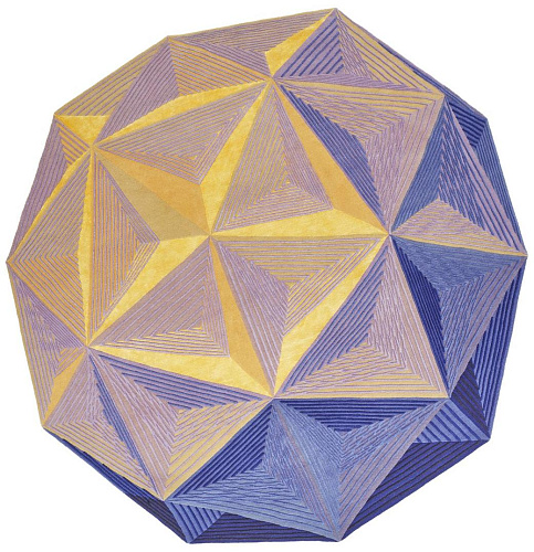 Tapete Dodecaedro Luxury Designer Tecido à Mão