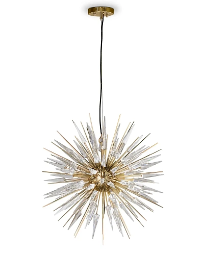 Candeeiro suspenso explosão