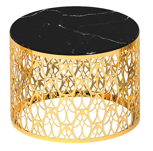 Mesa de Centro Cabaret Dourada