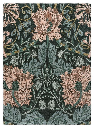 Tapete Honeysuckle & Tulip Teal