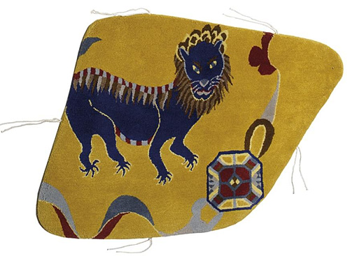 Tapete Geo Art Nepal Designer Tecido à Mão