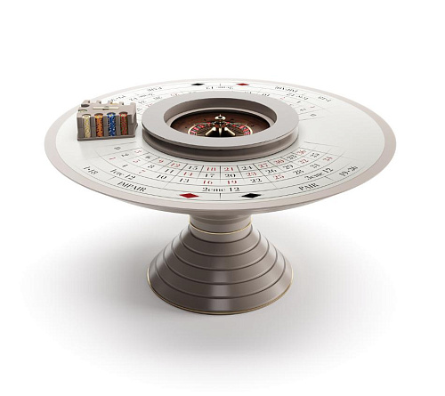 Mesa de Roleta Redonda Convivium