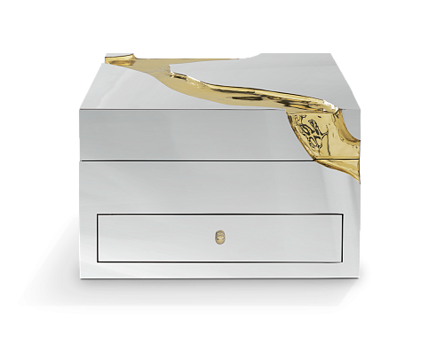 Caixa de relógio fissura