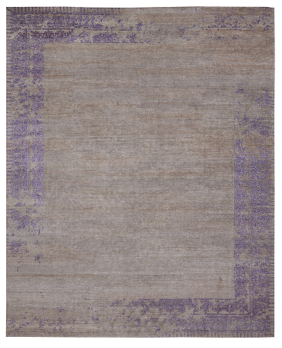 Tapete Ferrara Special Border Cinzento Roxo