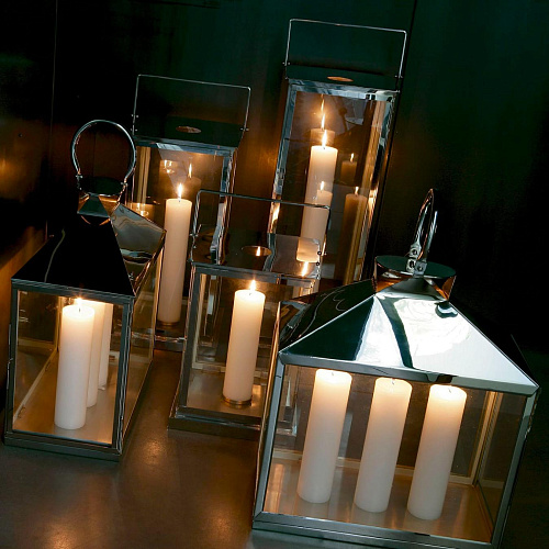 Lanterna de Exterior em Aço Inoxidável