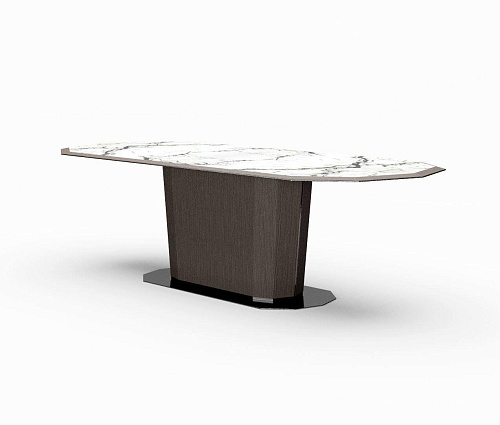 Mesa de Jantar Oval Mizar em Mármore