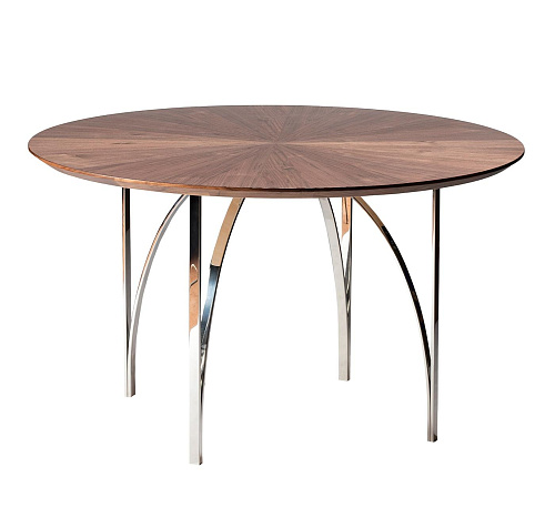 Mesa de Jantar Redonda Nogueira Canaletto